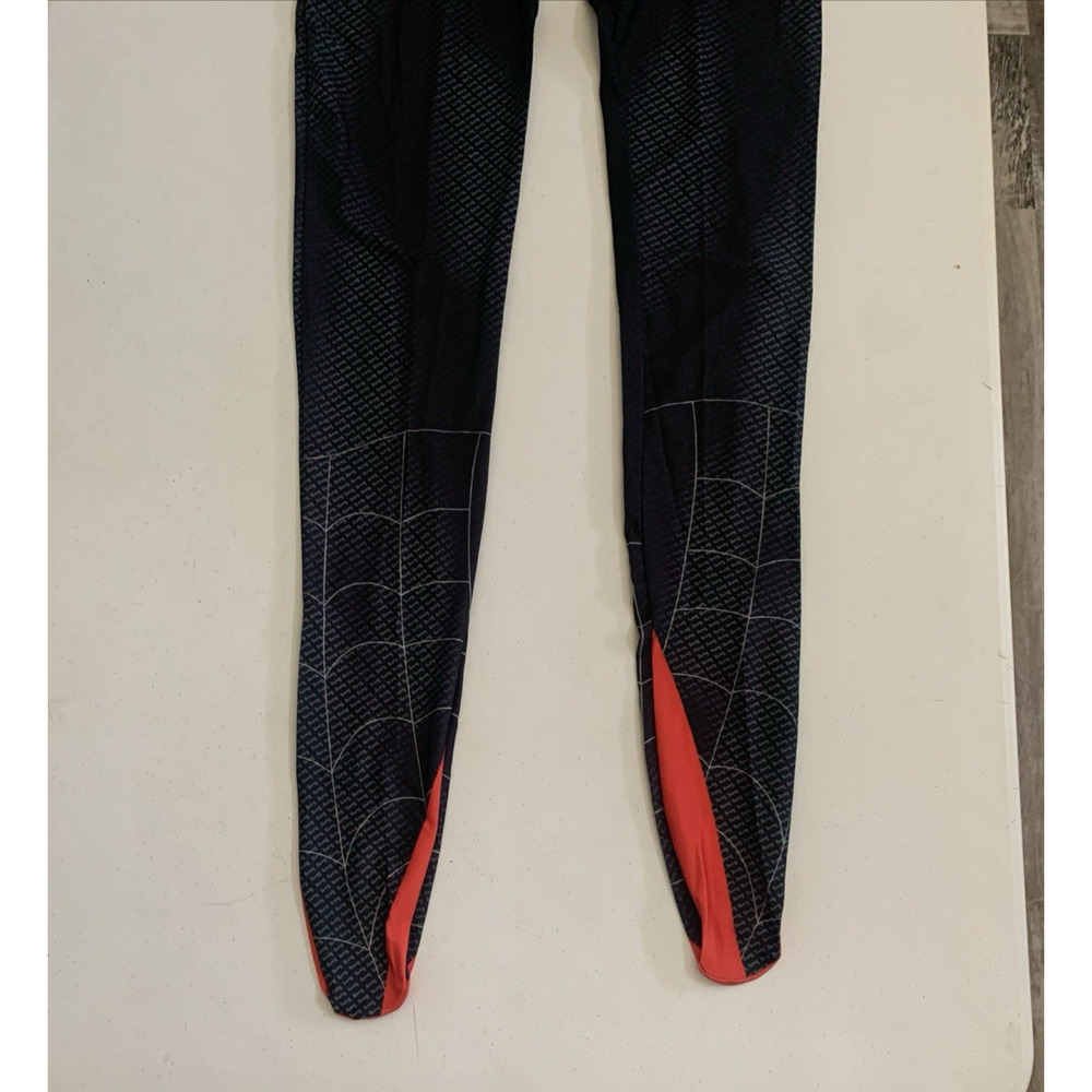 Spiderman Sz L Into the SpiderVerse Miles Morales Jumpsuit Adult Cosplay Costume - Picture 12 of 16